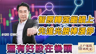 智原轉強繼續上 先進光接棒漲停 還有好股在後頭 (圖)