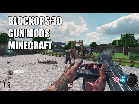 Skippy Addon - 3D GUN MODS Blockops Addon New Update ( Pre-Realeased ) Minecraft MCPE - BEDROCK #mods #addon