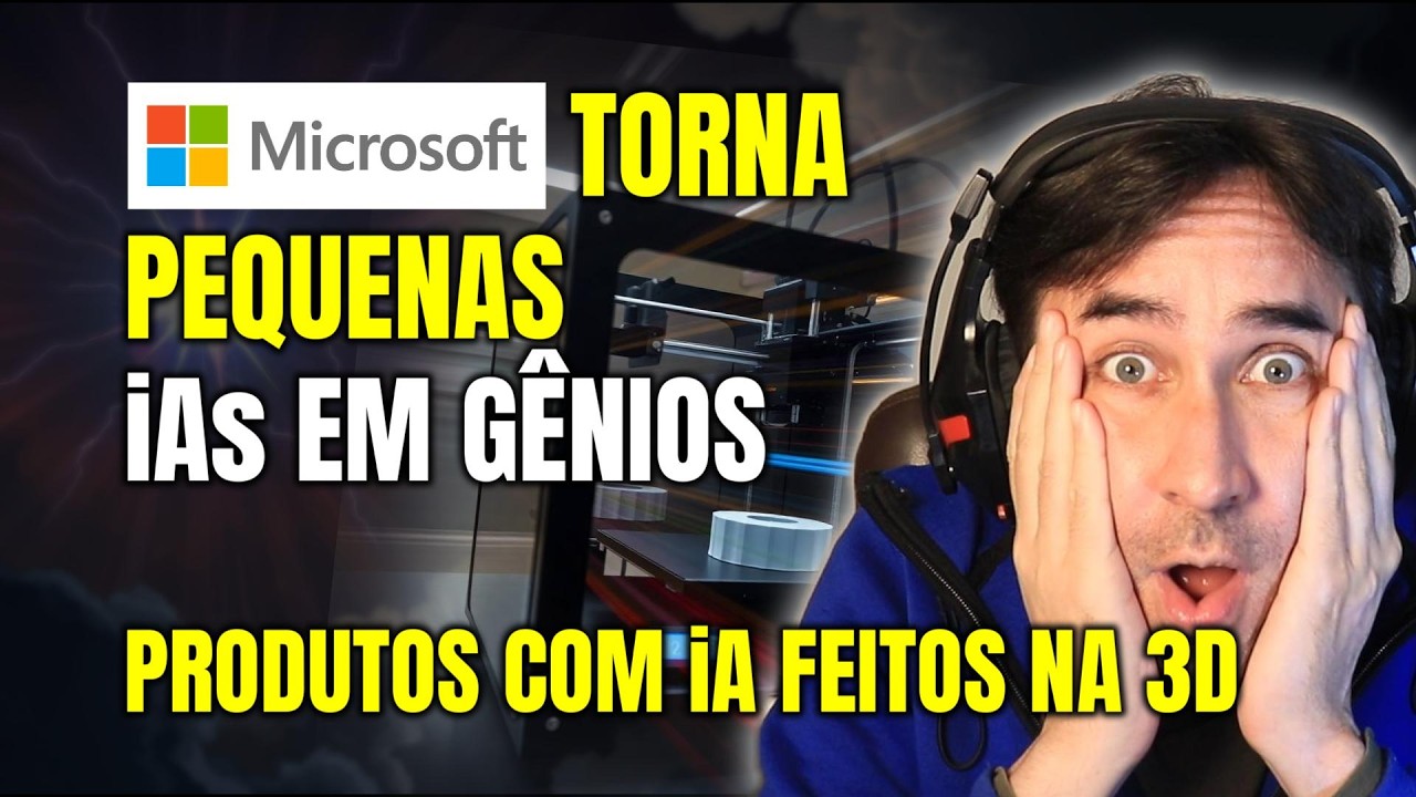Microsoft Surpreende iA Como Mini Modelos de Matemática Poderosos e Produtos Com iA e Impressão 3D