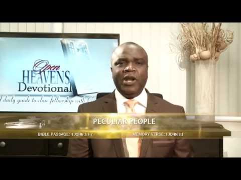 Open Heavens Reflections 26 June 2016 - Peculiar People