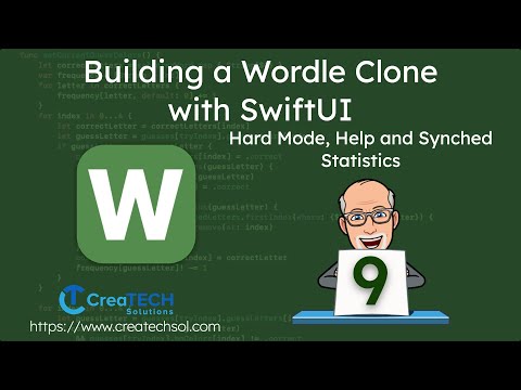 SwiftUI Wordle Clone: 9. Hard Mode, Help and Synched Statistics thumbnail