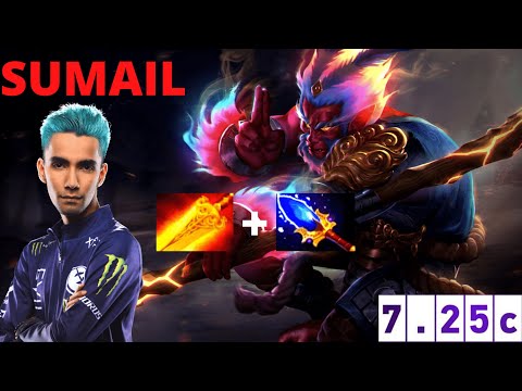 SUMAIL (OG) TOP MONKEY KING RADIANCE WTF ? / Dota 2 7.25c Replay
