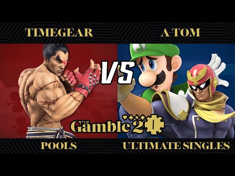 The Gamble 2 Pools - TimeGear (Kazuya) vs. A-Tom (Captain Falcon, Luigi) - SSBU