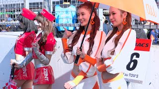 【央川かこさん/辻門アネラさん/ 林れむさん / さかいゆりやさん TOMS】SUPERGT  ピットウォークの模様  モビリティリゾートもてぎ  2024.11.03