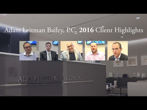 Adam Leitman Bailey, P.C. 2016 Client Highlights testimonial video thumbnail