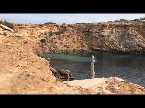 a Cave at Cala Comte IBIZA which was quite impressive!