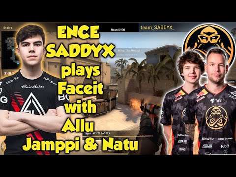 ENCE SADDYX on FIRE at Faceit with Allu , Jamppi & Natu