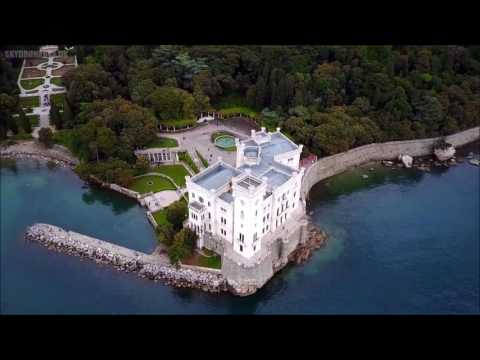 Castello di Miramare, Trieste, Italy  -  Dji Mavic Pro drone -  Skydronauts
