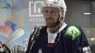 09.10.2021: ATSE Graz vs. Sharks Gmunden 7:1 Interview Felix Mayer#18 und Andreas Meixner#87