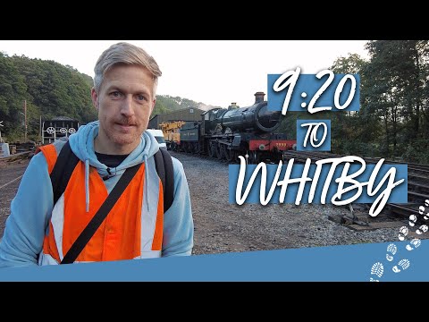 Steam Locomotive Footplate Ride to Whitby! On the North Yorkshire Moors Railway!