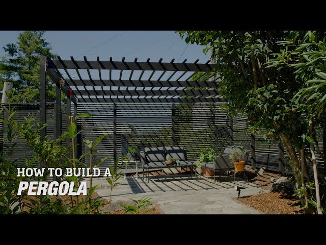 How To Build a Pergola