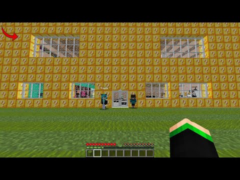 EVİMİZ ŞANS BLOKLARINA DÖNÜŞTÜ! 😱 - Minecraft
