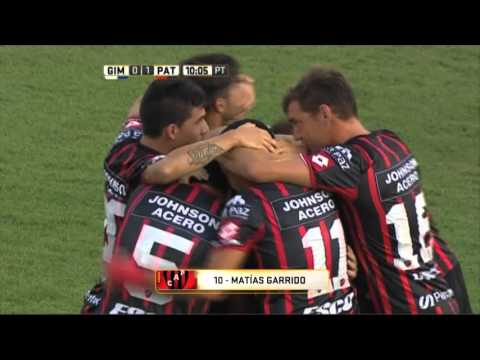 Gol de Garrido. Gimnasia 0 - Patronato 1. Fecha 2. Primera División 2016