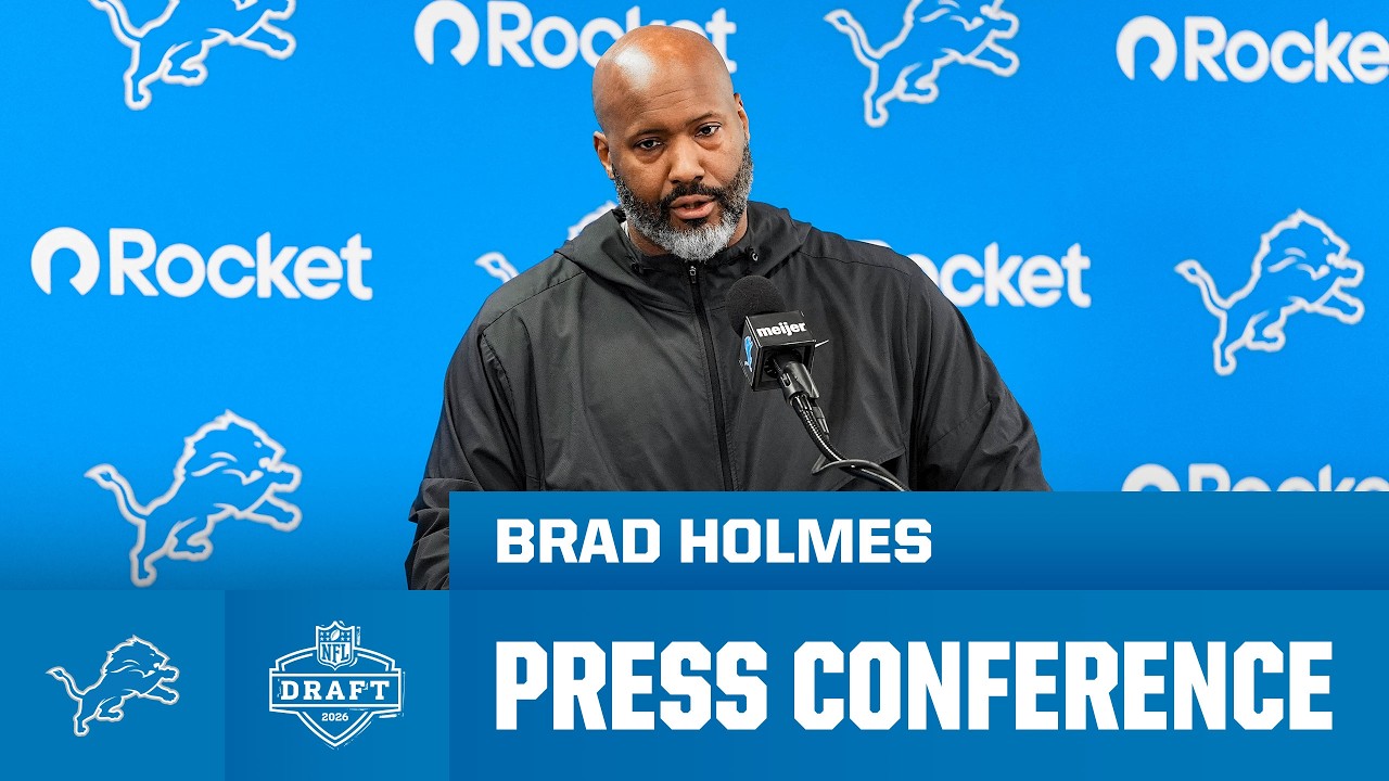 Brad Holmes NFL Draft Press Conference Day One | April 23, 2026