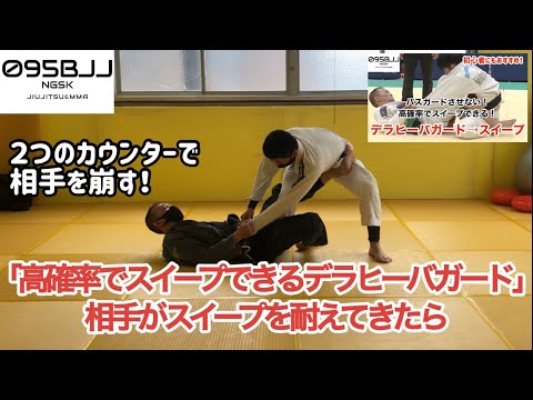 【カウンター2パターン】「高確率でスイープできるデラヒーバガード」で相手がスイープを耐えてきたら