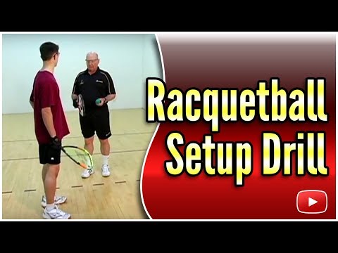 Beginning Racquetball - Setup Drill featuring Coach Jim Winterton