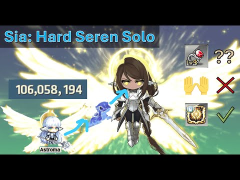 [GMS Hyperion] Sia Day 32: First Hard Seren Solo (106m CP + EMBLEM DROP)