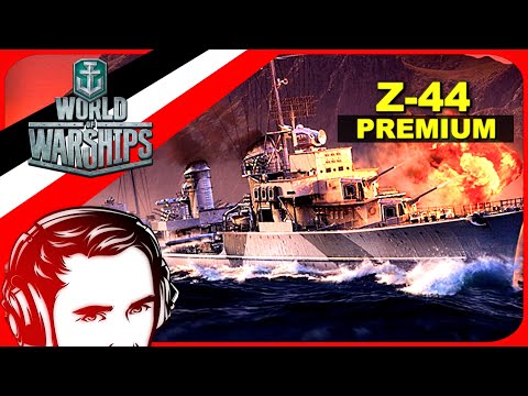 T9 Zerstörer Z-44 Premium Schiff! Mein Lieblings DD in ⚓ World of Warships Deutsch German Gameplay