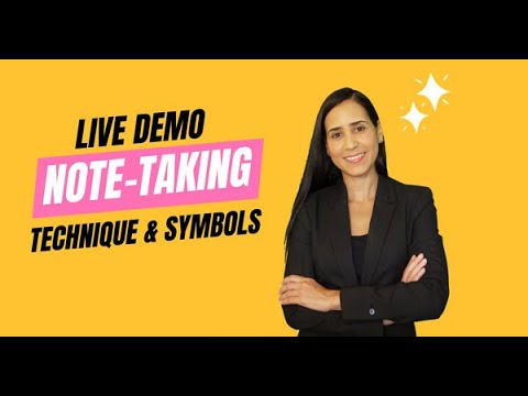 Note-Taking Symbols and Technique Training
