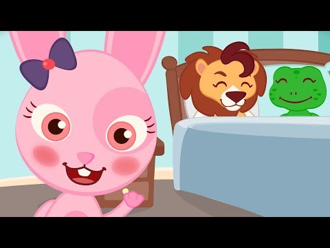 DIEZ EN LA CAMA ♫ Canciones Infantiles ♫ HD ☁️🦁☁️