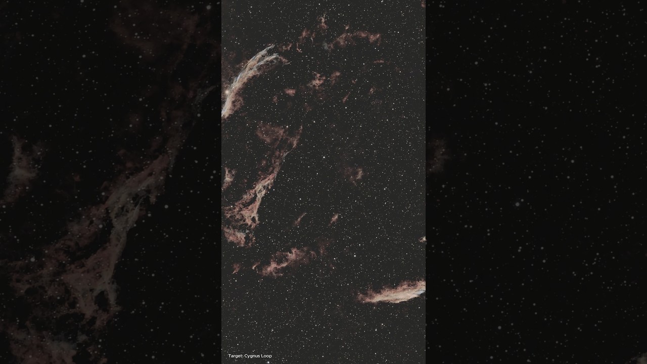 I captured the Cygnus Loop, Eastern Veil, Western Veil & Pickering’s Triangle with ZWO Seestar S30! - YouTube