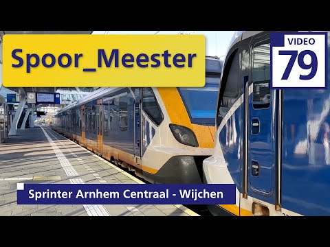 (4K) Cabview NS Trein SNG | Rij mee met de SPRINTER van Arnhem Centraal naar Wijchen !! (79)