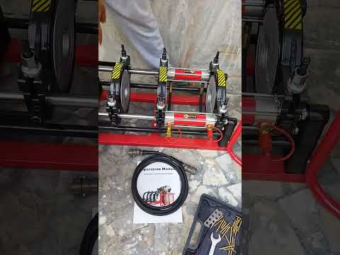 Electric or genset 1 ph hdpe butt welding machine 63mm to 20...