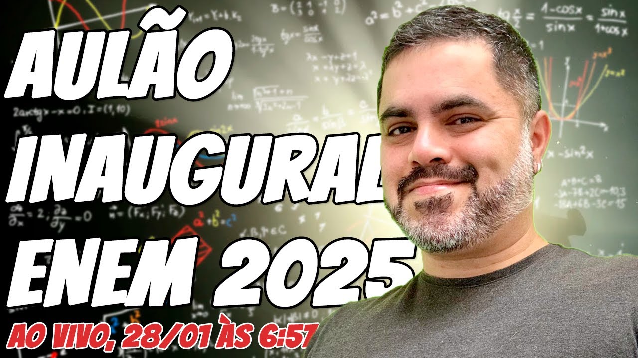 ⚠️ AULA INAUGURAL do Extensivo Matemática ENEM 2025 com Prof. Rafael Procopio