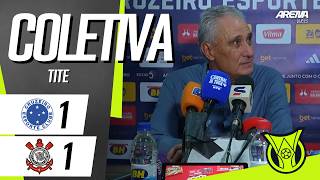 COLETIVA TITE | AO VIVO | Cruzeiro x Corinthians - Brasileirão 2026