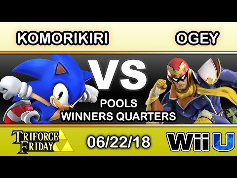 TFF - 2GG | komorikiri (Sonic) vs ELS | Ogey (C.Falcon) Pools Winners Quarters - Smash 4
