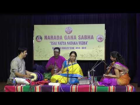 Aishwarya Srinivas - Vocal l Carnatic Vocal | Isai Natya Nataka Vizha 2018 | Narada Gana Sabha