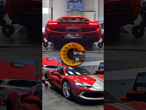 Ferrari 296 GTS Capristo exhaust makes 840hp on the dyno😱