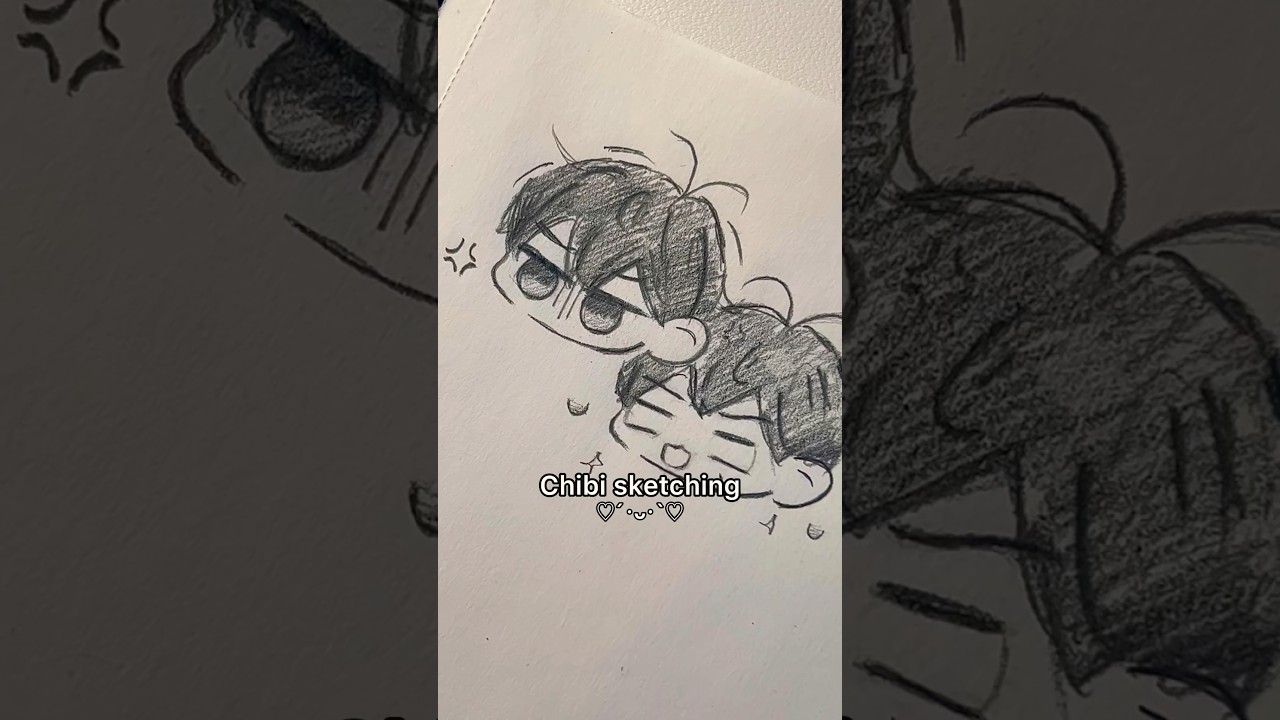 Chibi sketching✨#shorts #art #drawing #fyp #viral #lyrics