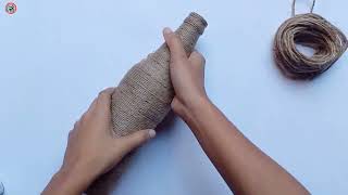 bottle craft shorts | best out of waste | beautiful flower vase making tutorial