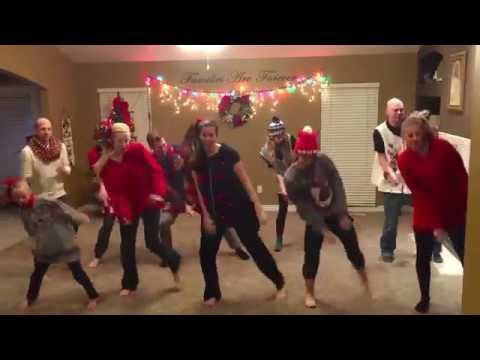 Family Goals - Family of Eight Kids Christmas Dance 2015 - Justin Bieber Song
