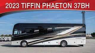 A preview image of the linked video showcasing 2023 Tiffin Phaeton 37BH