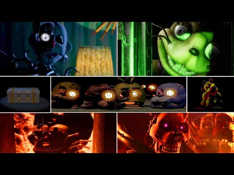 Five Nights at Freddy's - All Endings (Canon & Non-Canon)