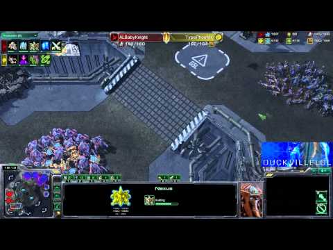ALBabyKnight vs TypePhoeNix [PvZ] #SC2