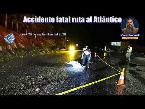 Accidente fatal ruta al Atlántico