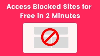 How to access blocked websites in PC or laptop for free in 2 minutes | Easy and simple way | 2020