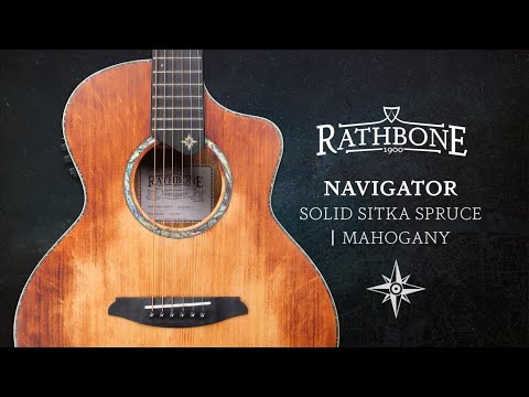 Rathbone Navigator Electro Cutaway Travel Acoustic Guitar image 5