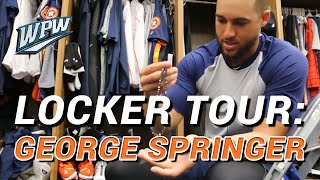 Locker Tour: George Springer's World Series MVP Swag