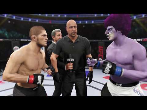 Khabib vs. Purple Monster - EA Sports UFC 2 - Eagle Fights 🦅