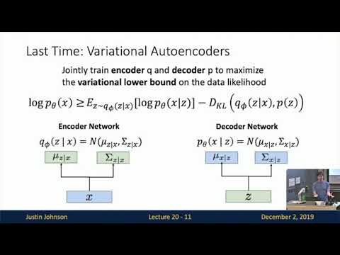 Lecture 20: Generative Models II