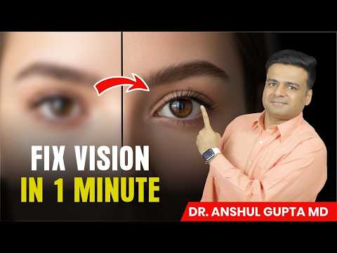 DOCTOR'S 1-Minute Eye Protocol : FIX Blurry Vision & Dry Eyes (Ayurveda-Approved)