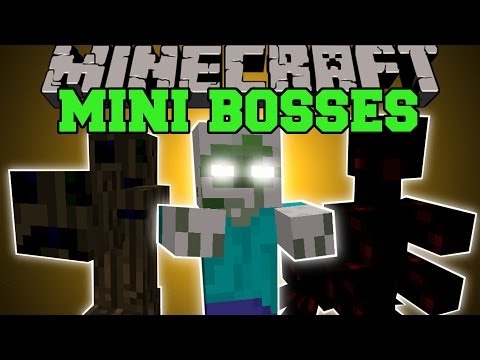 PopularMMOs - Minecraft: MINI BOSSES (NEW MOBS AND SPECIAL MOB EFFECTS!) Mod Showcase