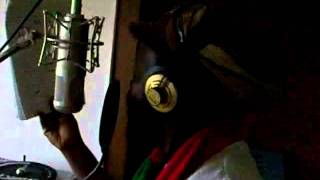 Jamaican Reggae Artist in a hot Live Studio Recording Session (Mikey Fabulous)