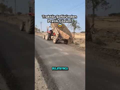 Traktör Şoföründen Pratik Çözüm 😱