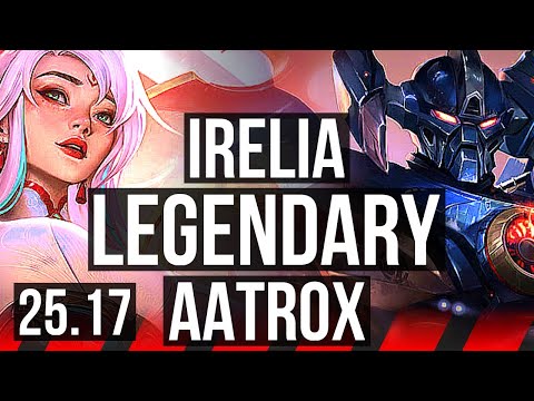 IRELIA vs AATROX (TOP) | 7 solo kills, 11/2/5, Legendary | KR Master | 25.17