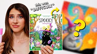 Can I COLOR like a COLORING BOOK Artist? (ft. Ohuhu Acrylic Markers)